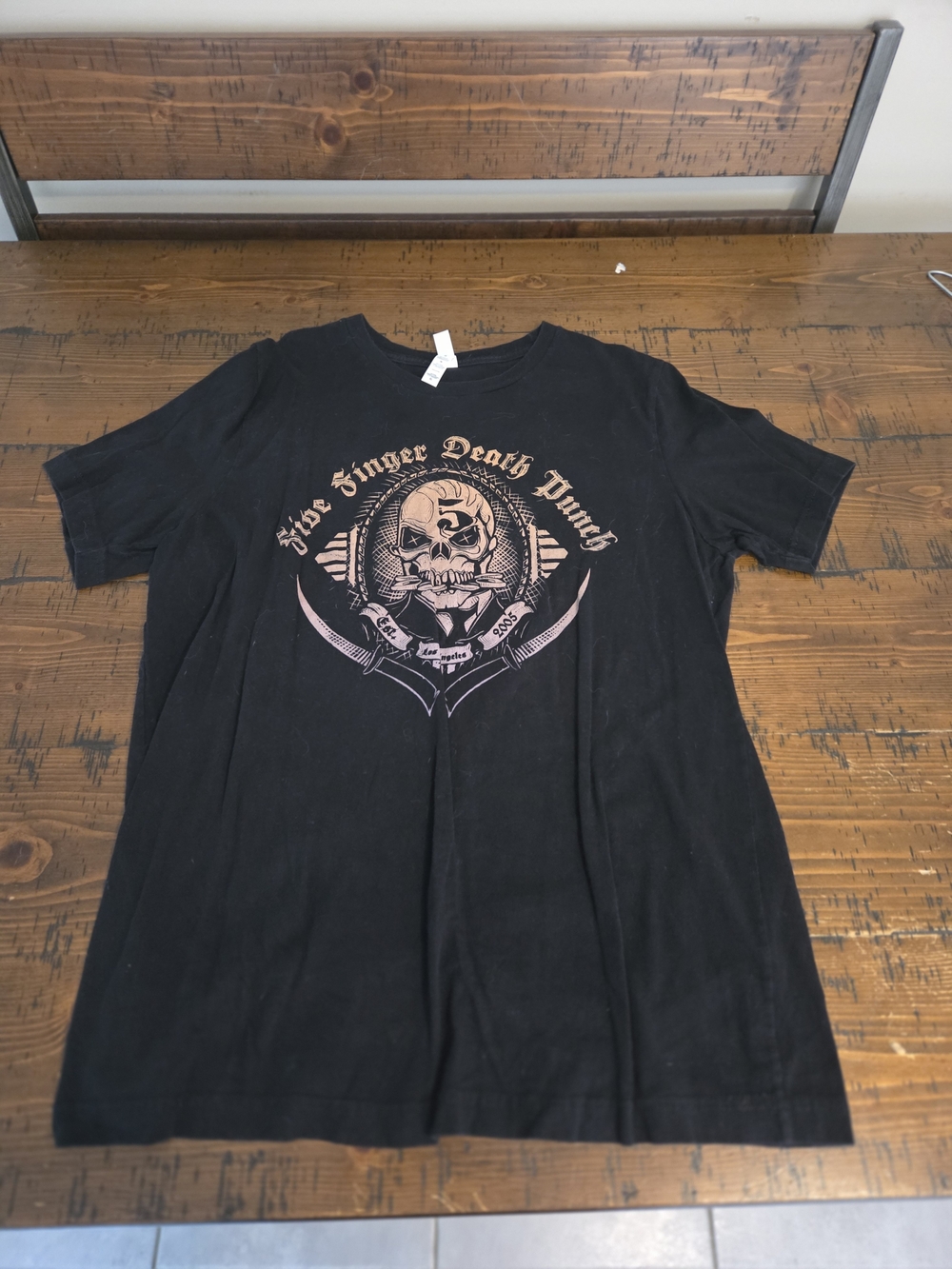 Five Finger Death Punch Bella Canvas Black Short-Sleeve Graphic Tee
